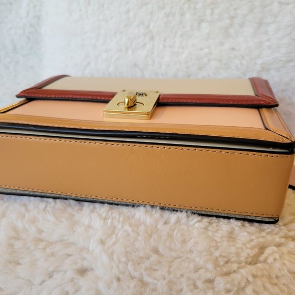 Coach Hutton Shoulder Bag In Colorblock - Picture 4 of 12